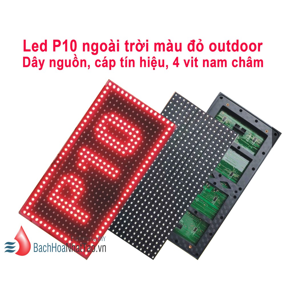 Led P10 ngoài trời màu đỏ Outdoor SMD