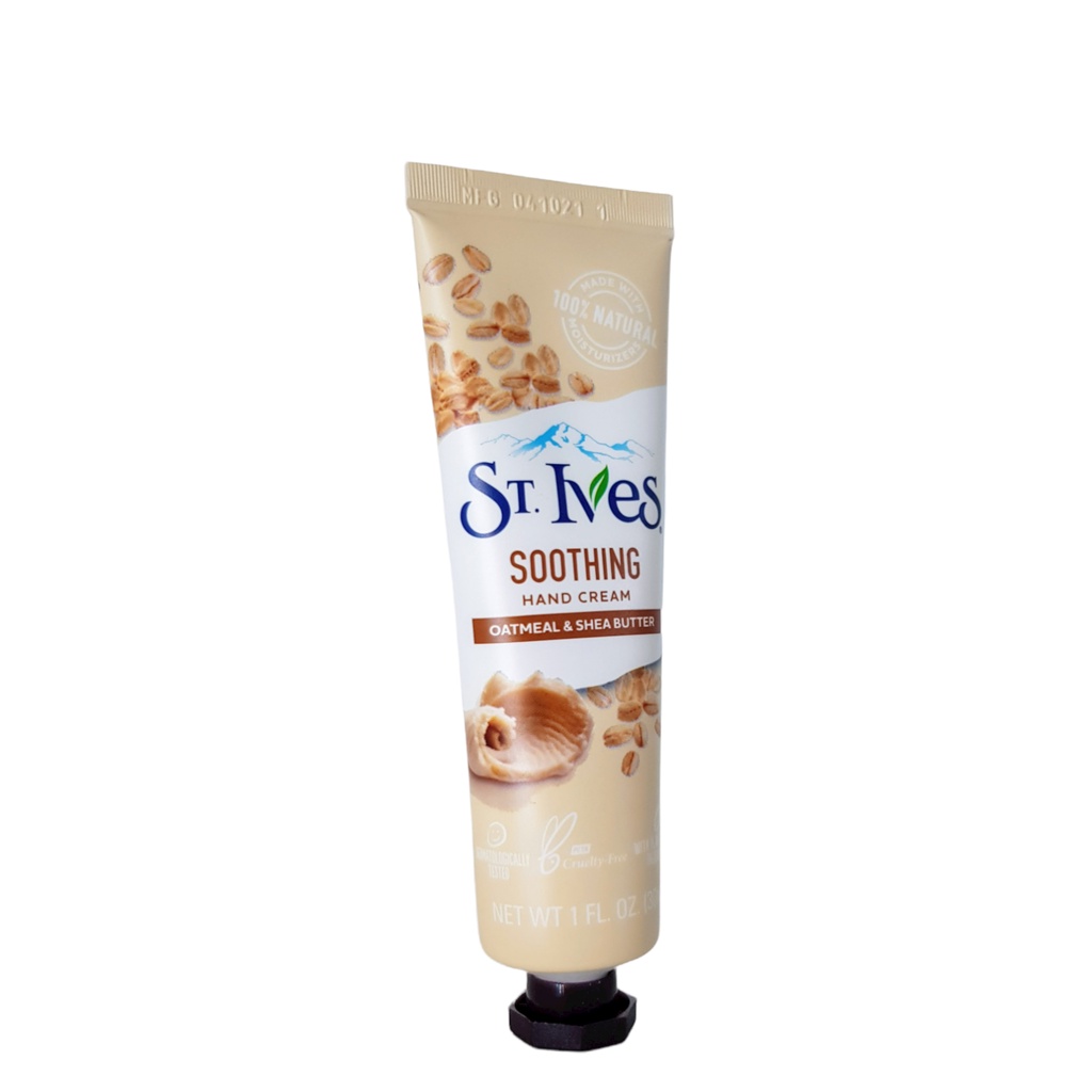 Kem Dưỡng Ẩm Da Tay St.Ives Yến Mạch & Bơ Hạt Mỡ 30ml | Soothing Hand Cream Oatmeal & Shea Butter