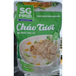 Cháo tươi SG Food Thịt thăn rau củ 270g
