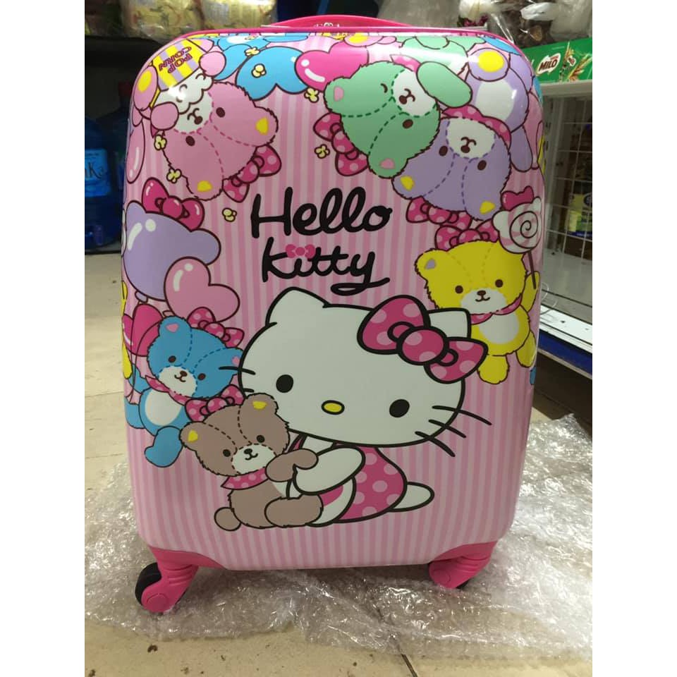 VALI HELLO KITTY 18 INCH (IN 2 MẶT) nhiều mẫu