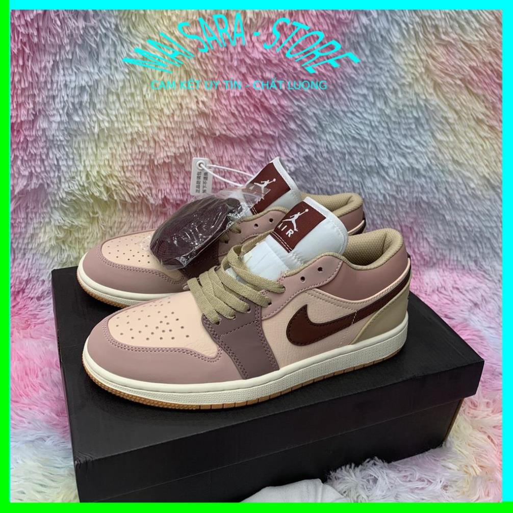 Giày nữ jordan cổ thấp trà sữa, giày JD1 cổ thấp màu mới full phụ kiện hàng cao cấp, full size 36-43/Maisara store | BigBuy360 - bigbuy360.vn