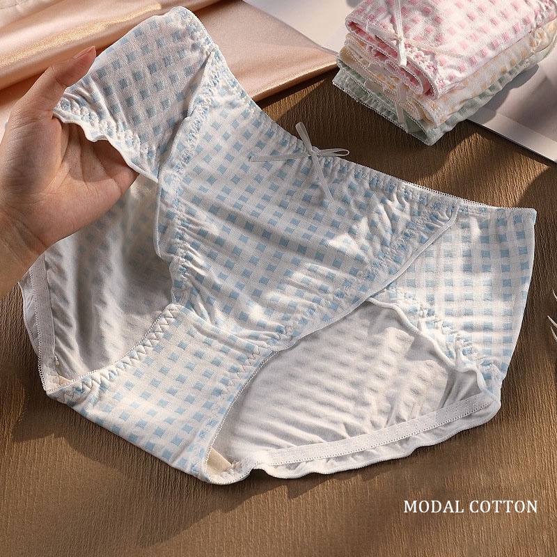 Quần lót ZXYOUPING cotton mềm mại không đường may thoáng khí size lớn XL-3XL thời trang
