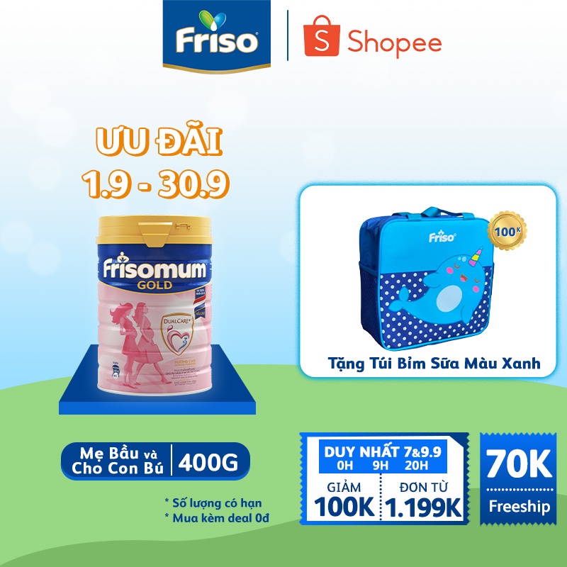 Sữa bột FRISOMUM GOLD Hương VANI 400G