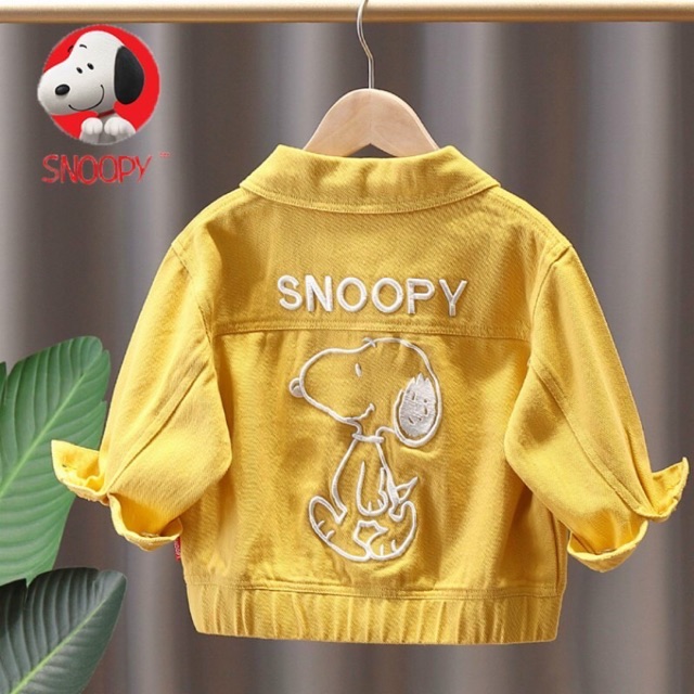 Áo khoác bò Snoopy cho bé