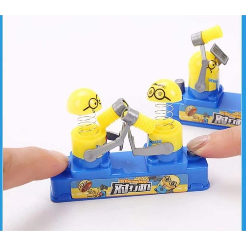 Đồ Chơi Đập Búa Gõ Đầu Minion- Game Đối Kháng Võ Sĩ Song Đấu Battle Game.