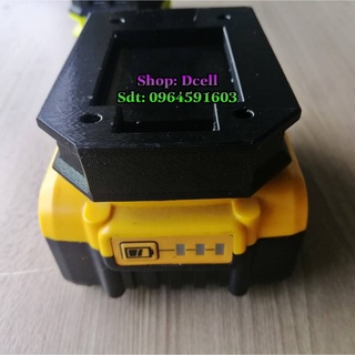 Đế chuyển pin dewalt 18 - 20v in 3d siêu bền có sẳn tiếp điểm