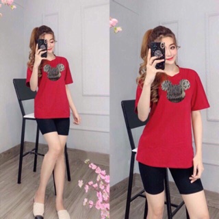 Đồ bộ thun cotton mềm mịn mặc mát