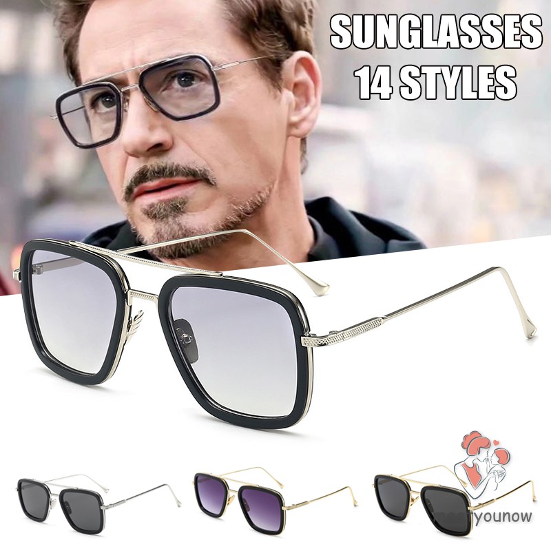 Sunglasses Peter Parker Spiderman Iron-Man Movie Glasses for Men Travel Outdoor
