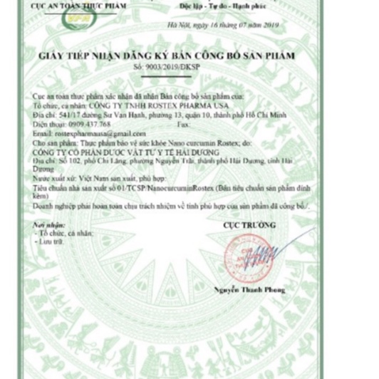 Viên tinh nghệ Nano Curcumin Gold Tex Tam Thất Xạ Đen giảm viêm loét dạ dày, tá tràng - Hộp 30 viên