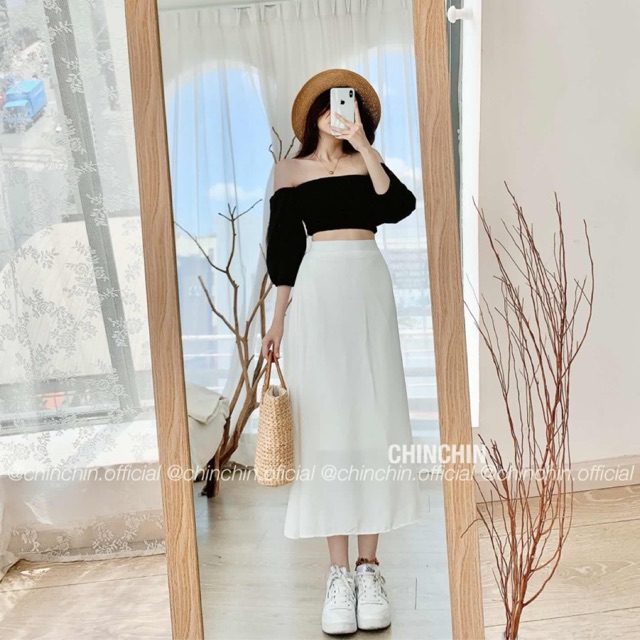 CHÂN VÁY MIDI BASIC