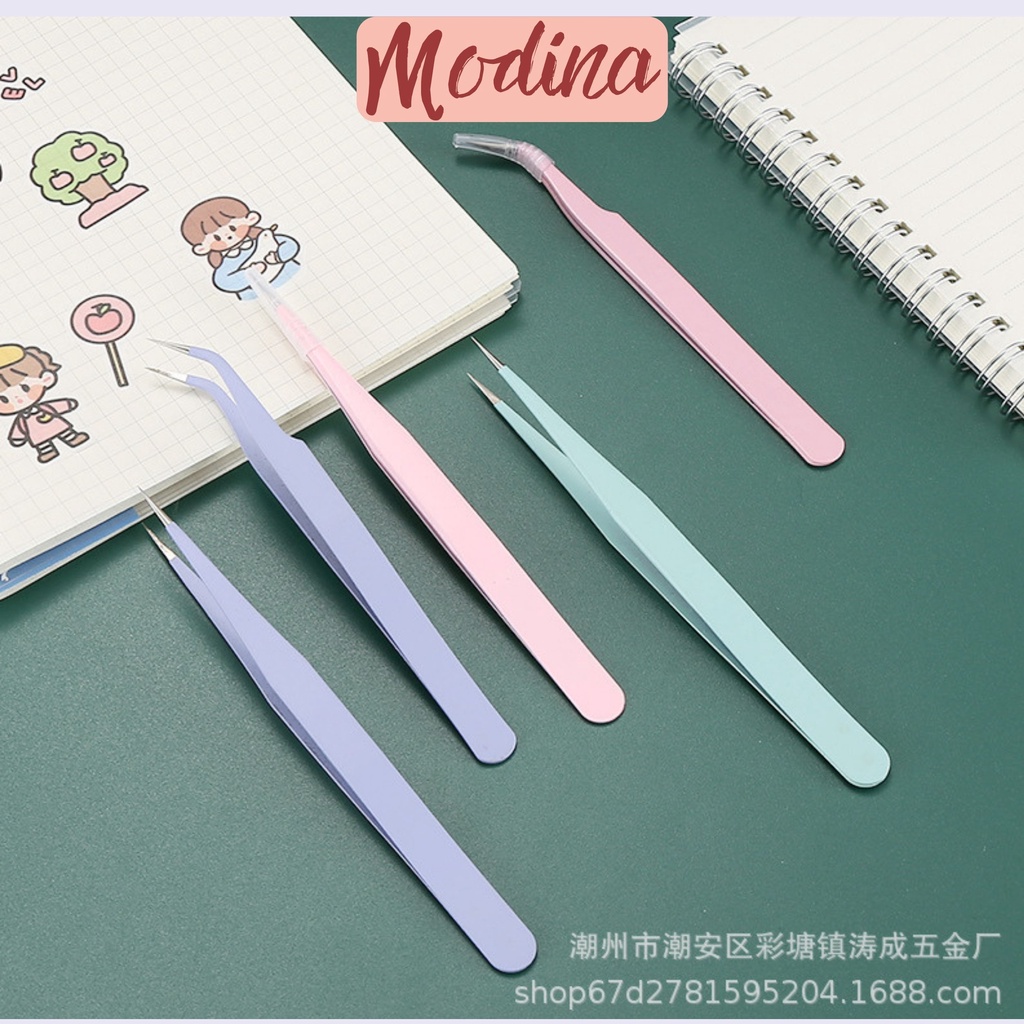 Nhíp gắp sticker hình dán trang trí sổ MODINA, kẹp gắp nhãn dán hỗ trợ trang trí album, sổ tay, thiệp