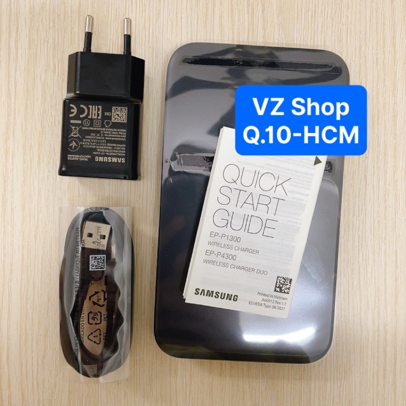 Chính hãng nguyên hộp-Đế sạc đôi không dây Wireless Charger Duo  bảo hành 6 tháng