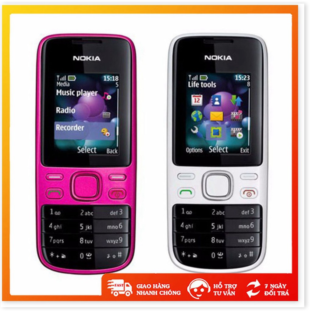 Điện thoại Nokia 2690 hỗ trợ 2g lướt web pin rời thiết kế nhỏ gọn | BigBuy360 - bigbuy360.vn