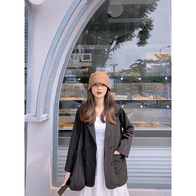 Áo Blazer - áo blazer 1 lớp tay dài trơn cho nữ phong cách Hàn Quốc nhiều màu - THEFASHION 1989 | BigBuy360 - bigbuy360.vn