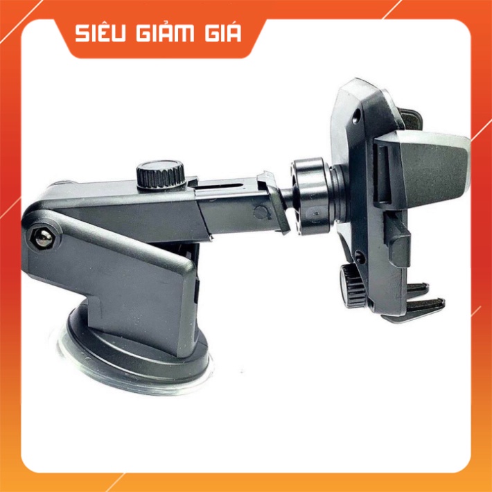 Giá đỡ kẹp điện thoại đa năng để trên ô tô, xe hơi - kệ có đế hút chân không gắn vào kính xoay 360