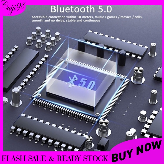 Tai Nghe Không Dây F9 Kết Nối Bluetooth 5.0 Âm Thanh Stereo Led Kỹ Thuật Số