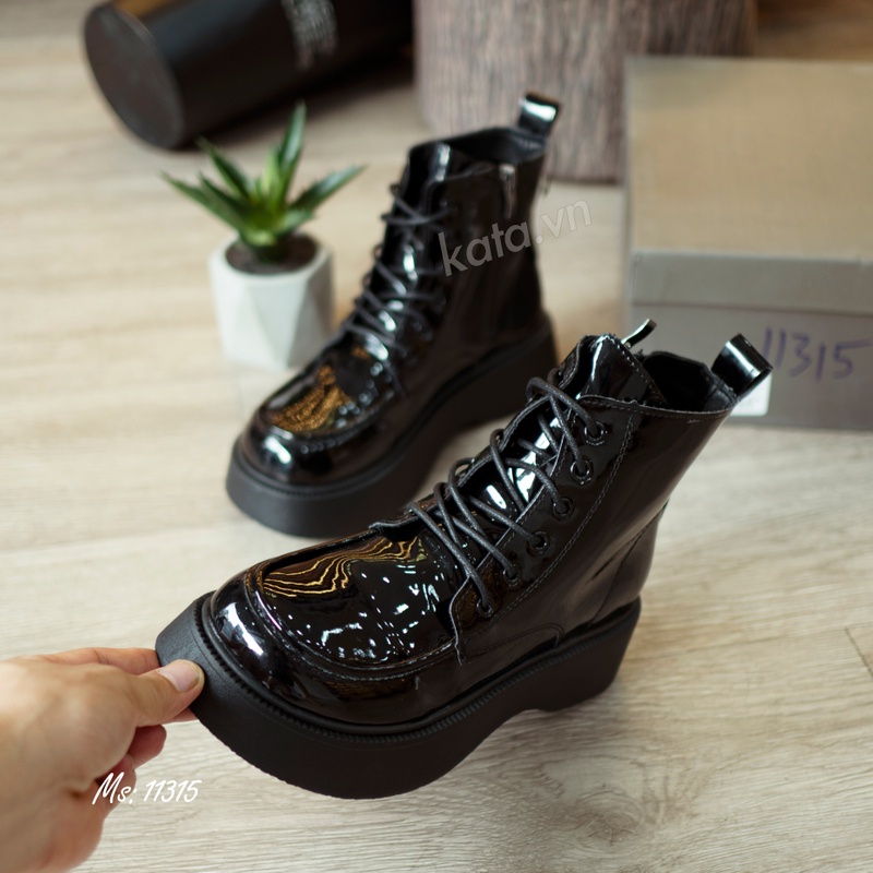 Giày boots da nữ  11314