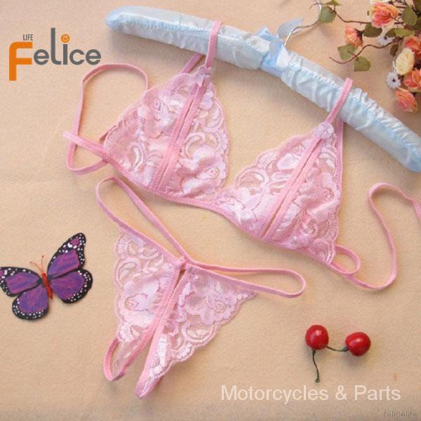 Bộ đồ ngủ nội y babydoll dây G phối ren mở đũng lưng chữ T gợi cảm cho nữ | BigBuy360 - bigbuy360.vn