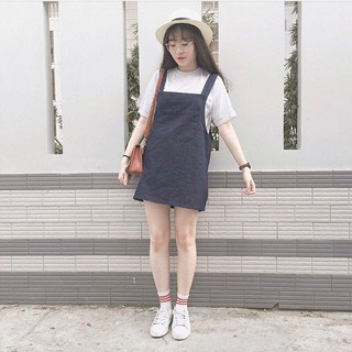 🌻134B1 Váy yếm kaki