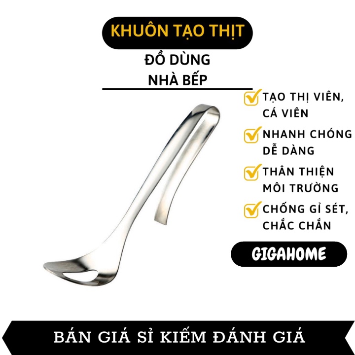 Muỗn vớt  GIÁ VỐN]  Khuôn thìa tạo thịt viên, tạo hình đồ ăn cho gia đình 8341