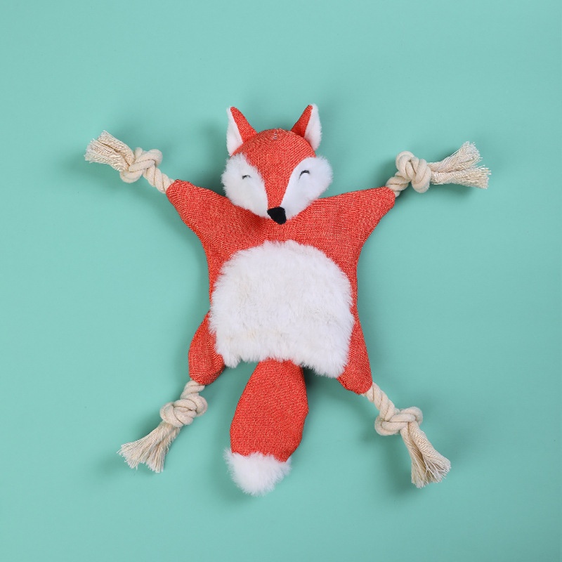 Đồ Chơi Dây Thừng Cotton Phát Ra Âm Thanh Cho Thú Cưng Gặm