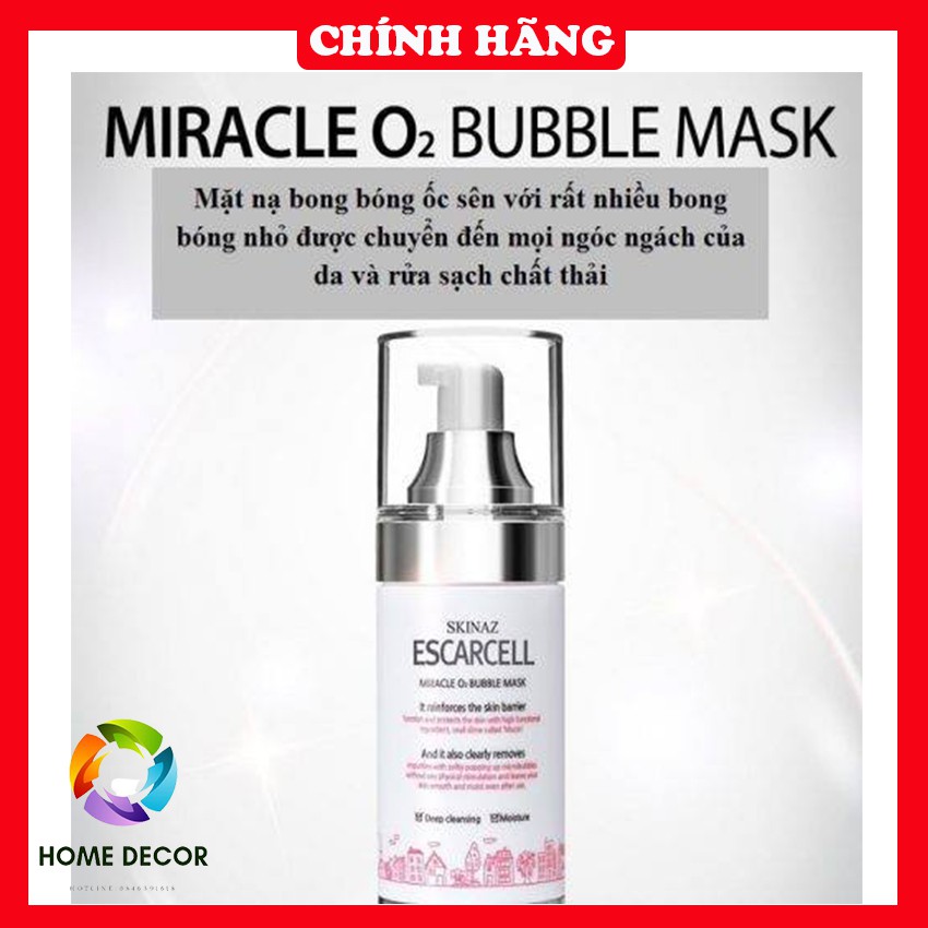 [Chính Hãng]Tẩy Tế Bào Chết Escarcell Skinaz Hàn quốc, Tẩy Tế Bào Chết Mặt Nạ Bong Bóng 8in1 ,Tẩy Tế Bào Chết Sủi Bọt