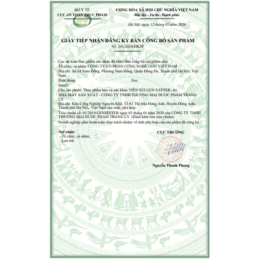 VIÊN SỦI GEN S EFFER - Hỗ Trợ Đau Nhức - Tráng Kiện Xương Khớp Mạnh Gân Cốt - [CHÍNH HÃNG HỘP 20 VIÊN SỦI] | BigBuy360 - bigbuy360.vn