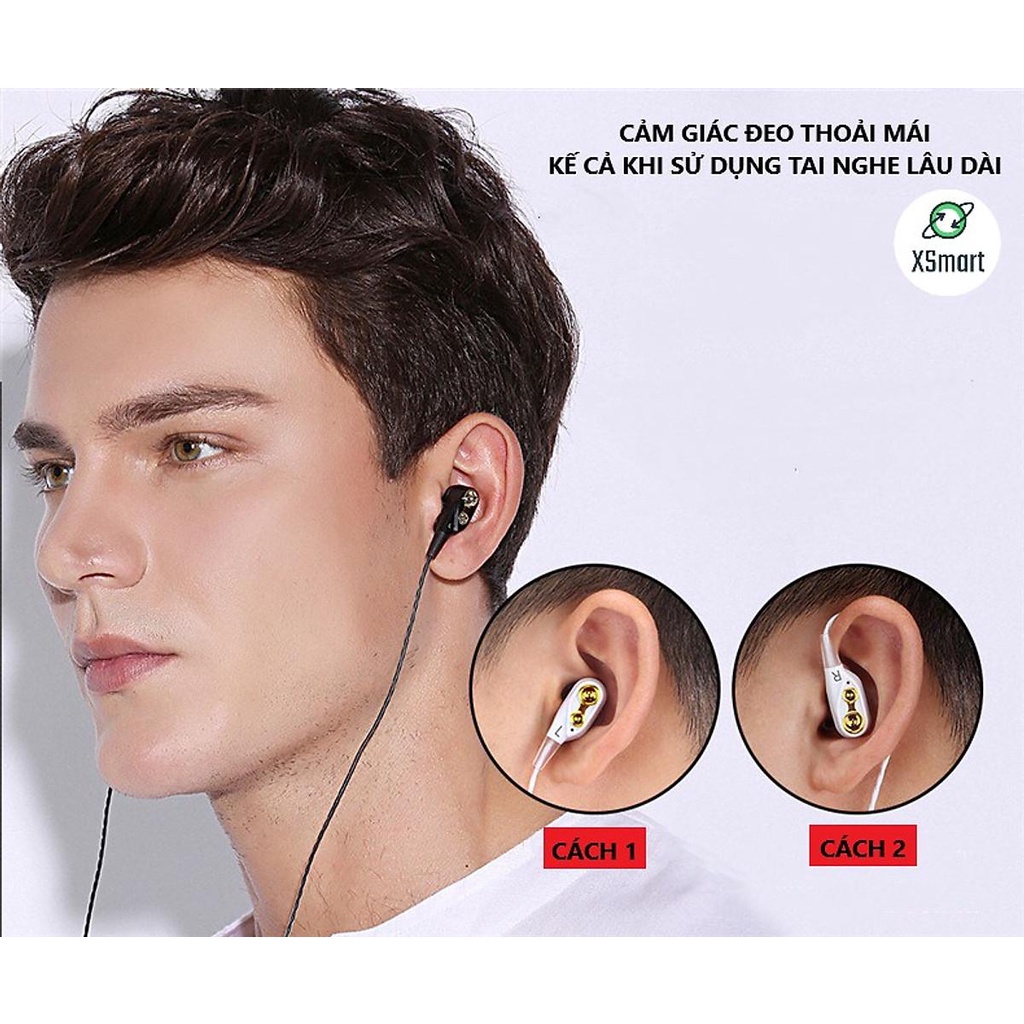 Tai Nghe Chống Ồn XSmart CK8 PRO NEW BASS 2021 Full hộp Giải Trí Chơi Game Cực Đã Có Mic Đàm Thoại - Hàng Chính Hãng