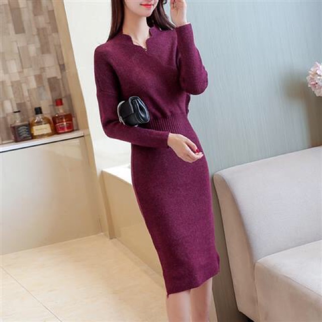 Váy len hàng quảng châu nhập khẩu chực tiếp