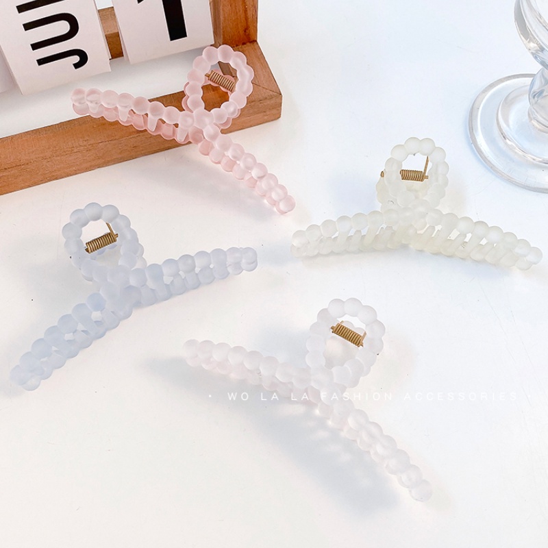 Kẹp tóc nhám phong cách đơn giản thời trang Hàn Quốc nhiều màu tùy chọn