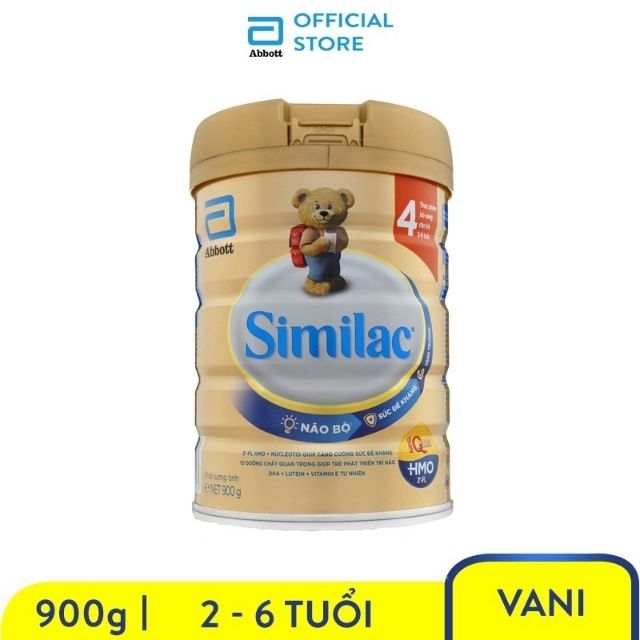 (MẪU MỚI) Sữa bột Similac IQ Plus số 4 lon 900g