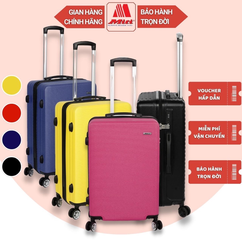 Vali kéo du lịch MITI VL513042 vali size 20/24 inch bảo hành 12 tháng