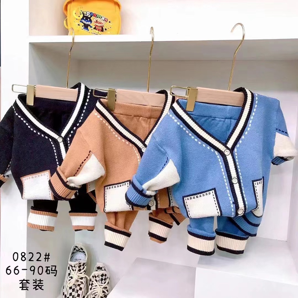 Bộ Len Hàng Quảng Châu Nhiều Mẫu Cho Bé size 4-13kg