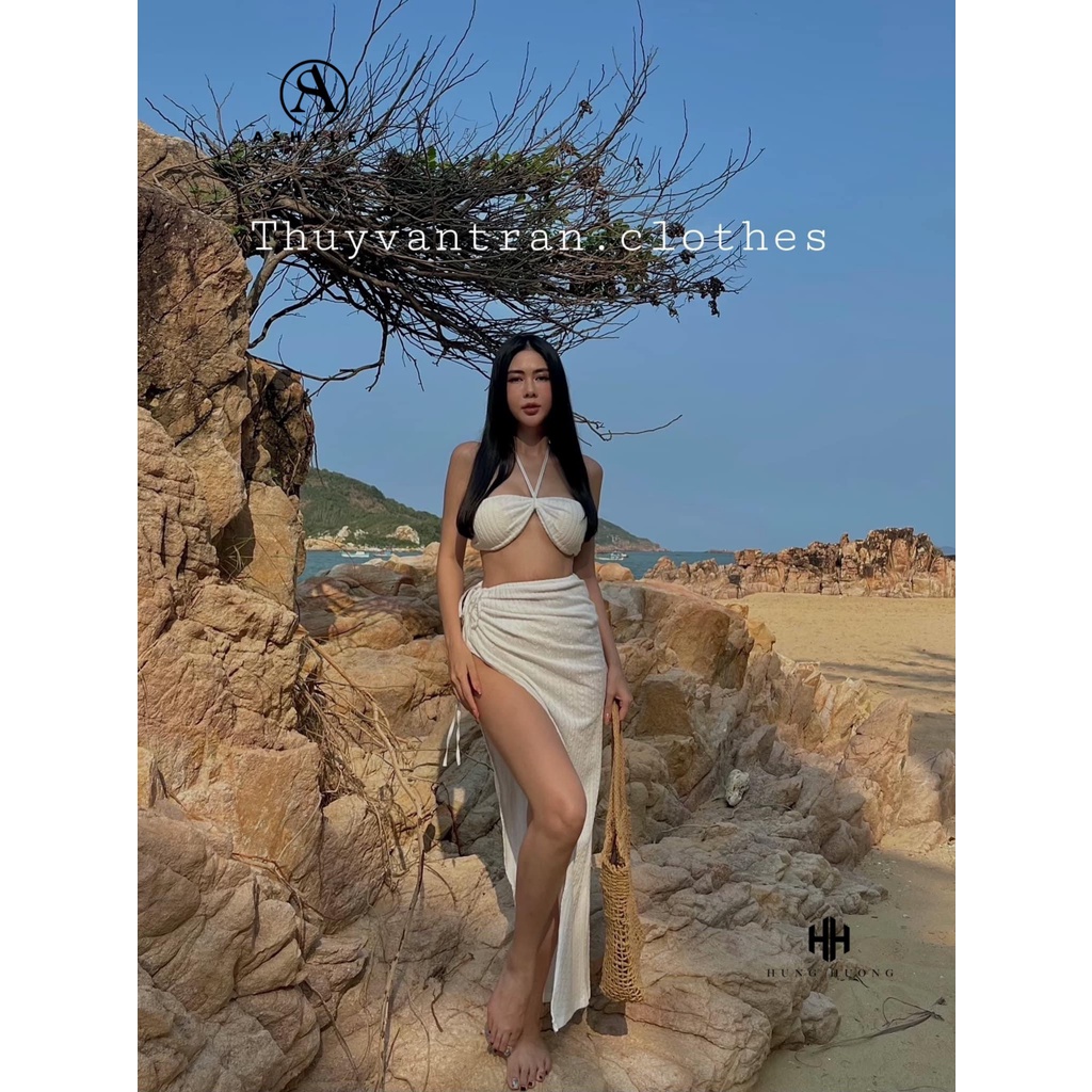 SET BIKINI GÂN 3 MÓN BIKINI RỜI QUÂY BUỘC SIÊU XINH