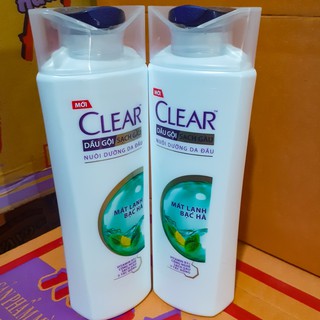 Dầu gội Clear mát lạnh bạc hà (165ml)