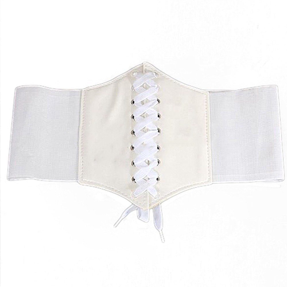 Thắt Lưng Giả Da Bản Rộng Co Dãn Tốt Thời Trang Cho Nữ