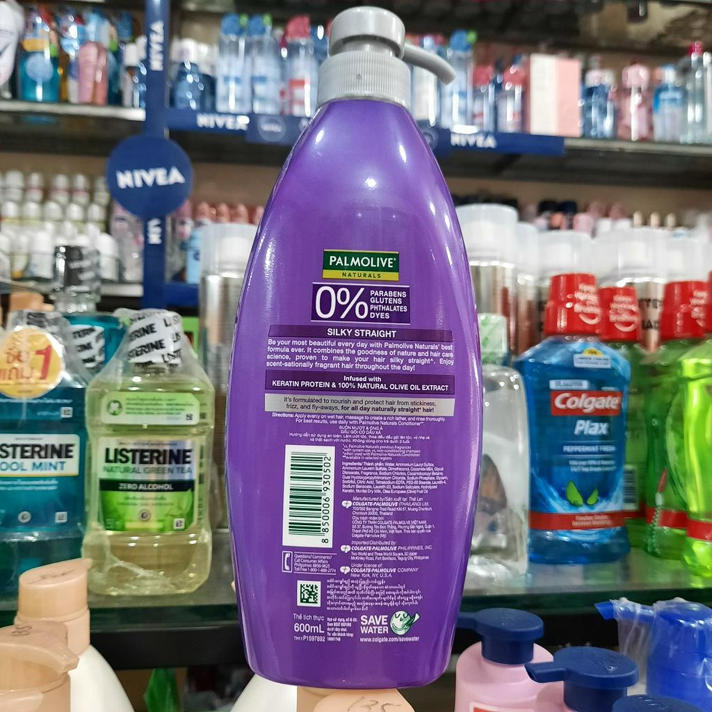 Dầu gội xả 2in1 Palmolive thiên nhiên 600ml chính hãng