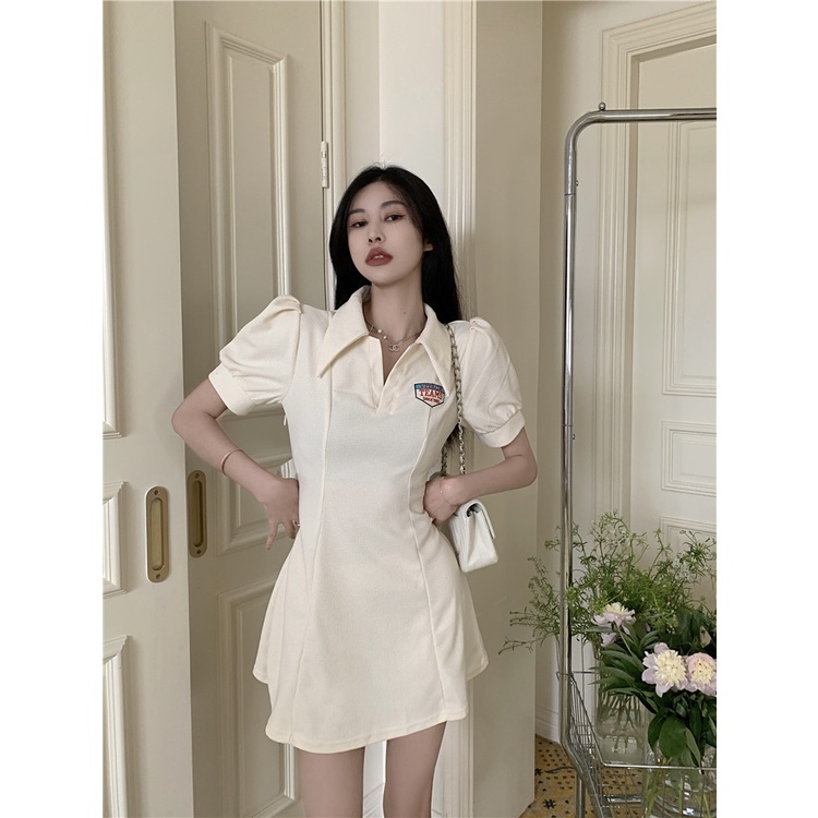 Áo Thun polo Ngắn Tay Thêu Chữ Phong Cách Hàn Quốc Thời Trang Cho Nữ