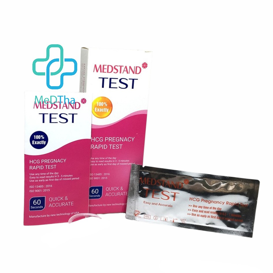 Que Thử Thai Medstand Test - Que thử thai giúp phát hiện có thai sớm, test nhanh, chính xác [Chính Hãng]