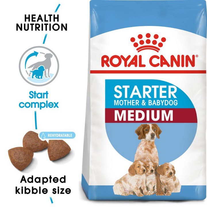 Thức ăn chó Royal Canin Medium Starter Mother &amp; BabyDog 4kg - Chó mẹ mang thai &amp; chó con &lt; 2 tháng 4kg