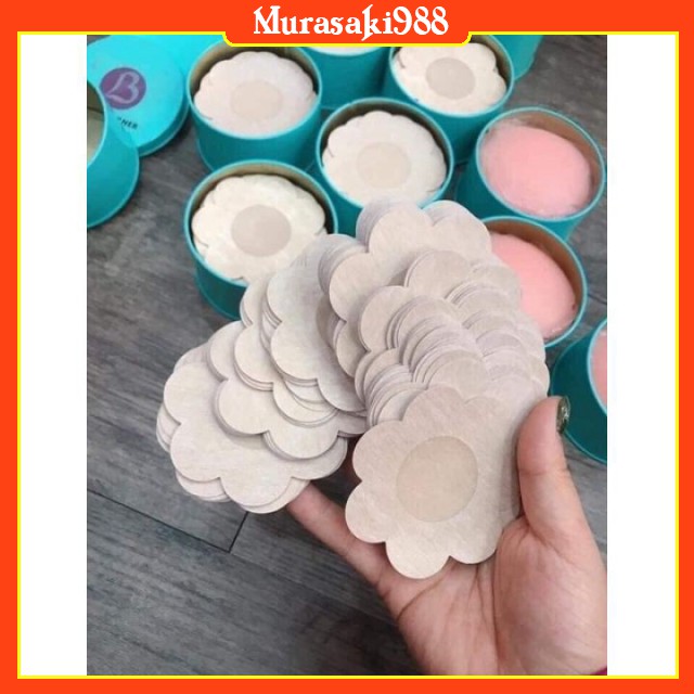 Miếng dán ngực - Hộp 30 đôi dán nhũ hoa giấy hình hoa mai | BigBuy360 - bigbuy360.vn