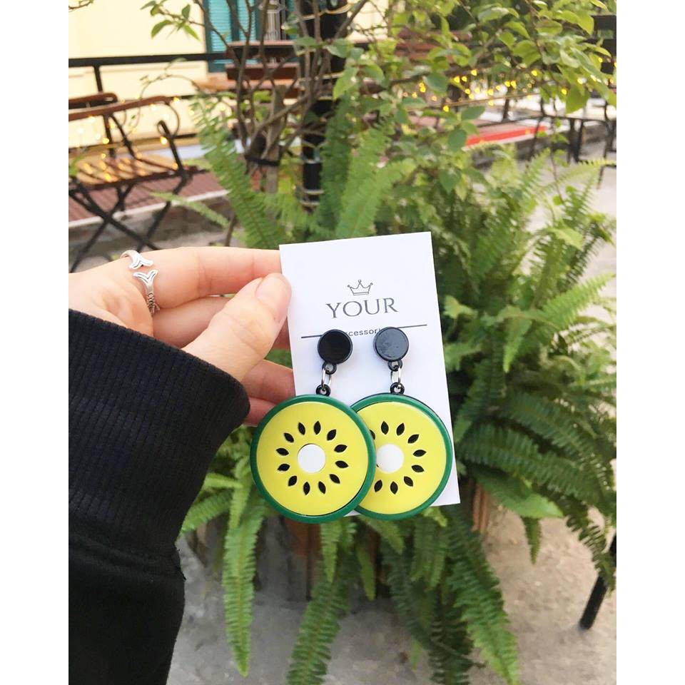 Khuyên tai hoa quả giá rẻ #66k