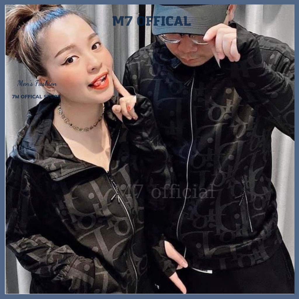 Áo chống nắng nam ép vân ô vuông