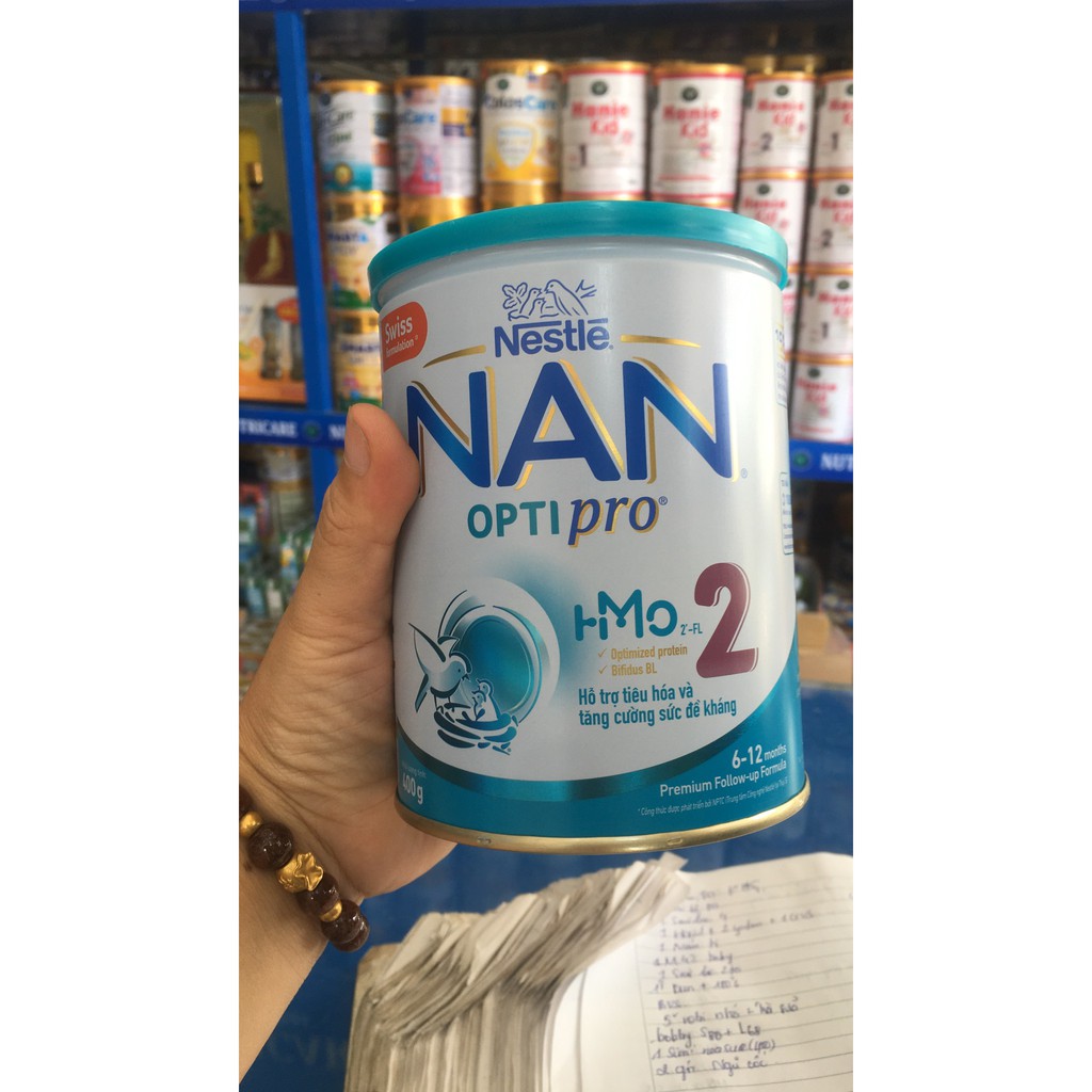 {Hàng chính hãng } Mẫu mới - Sữa bột Nan optipro số 1,số 2 loại 400g.