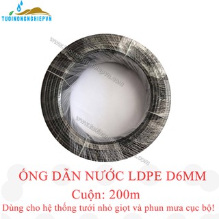 Ống dẫn nước PE 6mm (Combo 50m)