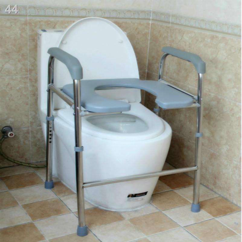 Ghế nhà vệ sinh bằng thép không gỉ gia cố cho người già