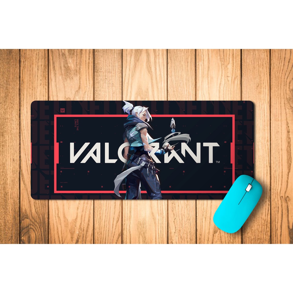 Lót chuột Valorant Di chuột cực êm, bo viền chắc chắn, hinh in sắc nét