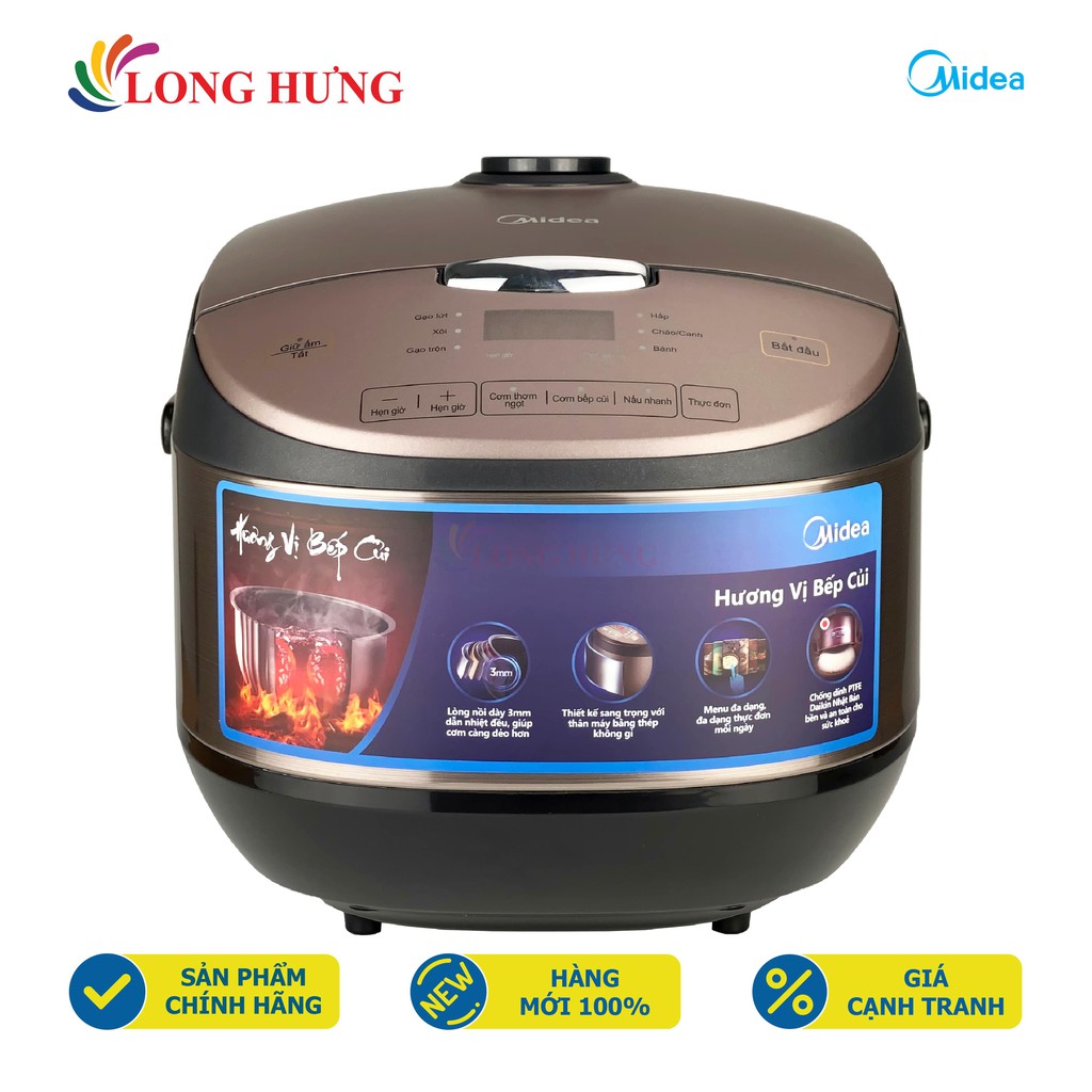 Nồi cơm điện tử Midea 1.8 lít MB-FS5021 - Hàng chính hãng