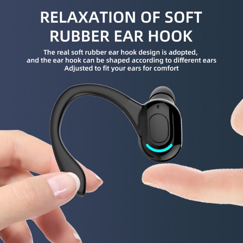 Tai Nghe Bluetooth 5.1 Không Dây F8 Móc Tai Trái / Phải Chống Nước Giảm Tiếng Ồn HD