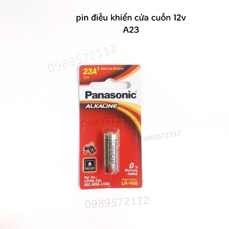 Pin điều khiển cửa cuốn A23,A27-12v panasonic